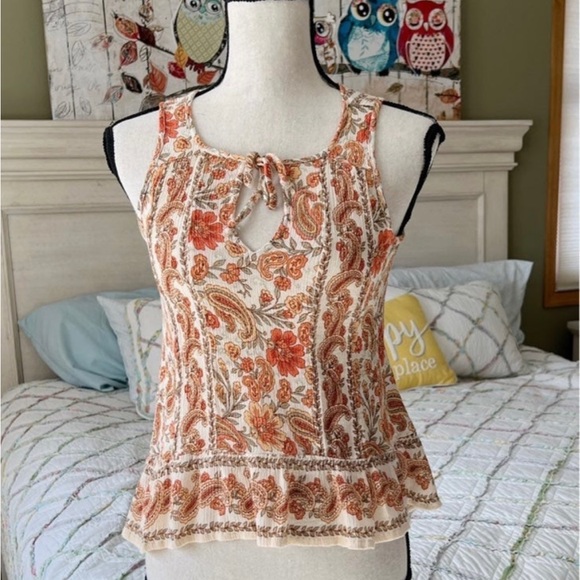 Patrons of Peace Ruffled Tank Top Bundle set XS - Picture 2 of 11